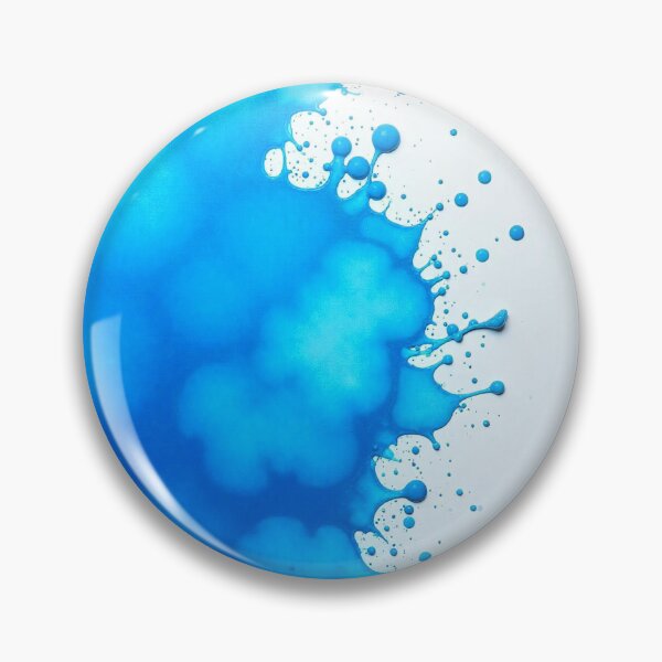Item preview, Abstract Blue and White Spatter Pattern" designed and sold by hjian8219.