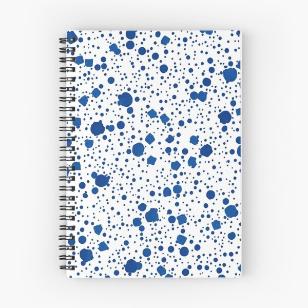 Item preview, Abstract Blue and White Spatter Pattern" designed and sold by hjian8219.