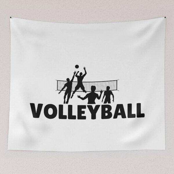 Item preview, VOLLEYBALL (4) - BLACK designed and sold by ArtsyCity.