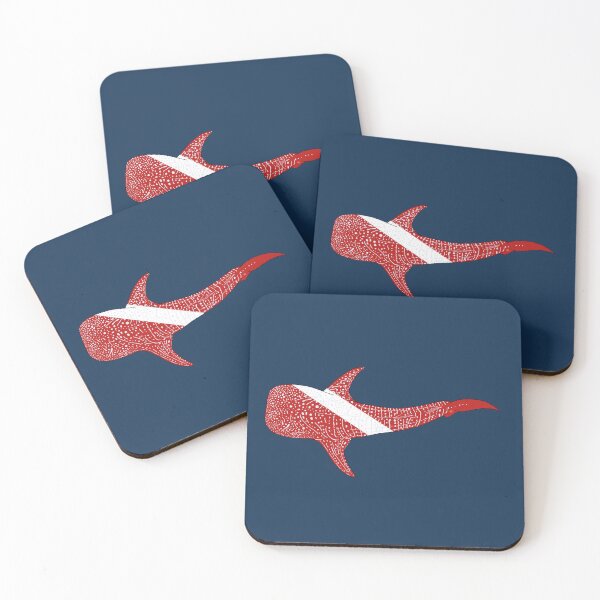 Item preview, SCUBA DIVE FLAG WHALE SHARK above-black line designed and sold by BEATRIZ ABAITUA.