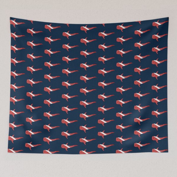 Item preview, SCUBA DIVE FLAG WHALE SHARK above-black line designed and sold by BEATRIZ ABAITUA.
