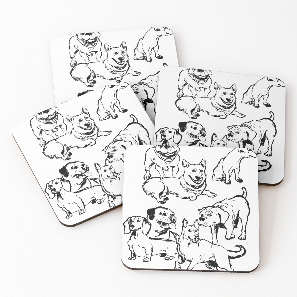 Item preview, Coasters (Set of 4) designed and sold by CV-Design.