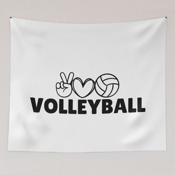 Item preview, VOLLEYBALL (6) - BLACK designed and sold by ArtsyCity.