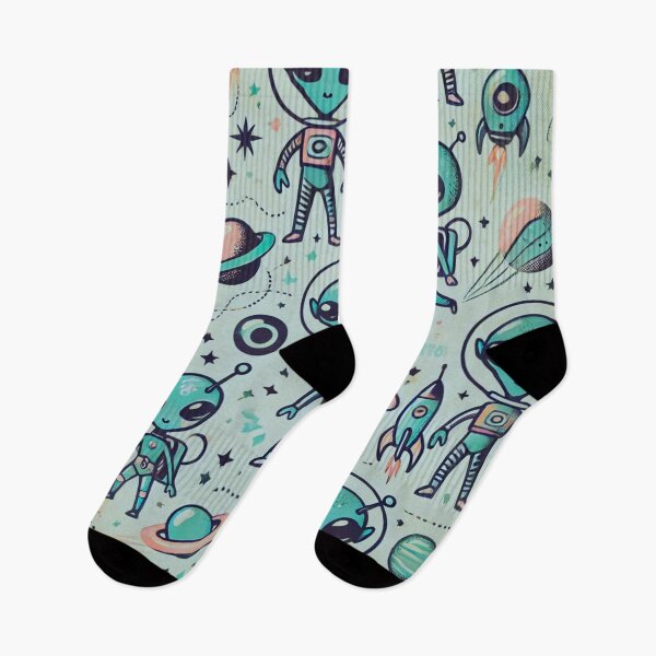 Item preview, space pattern designed and sold by TEEJAMBOREE.