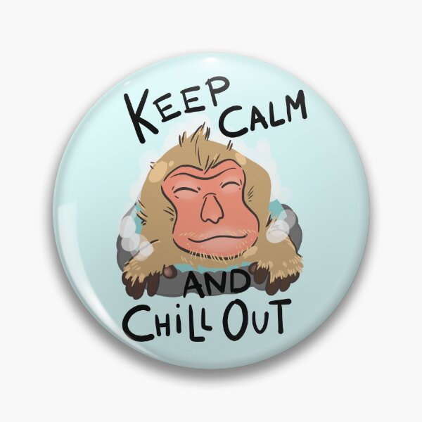 Item preview, Japan Addiction collection: keep calm and chill out, snow monkey style designed and sold by KiKi Koy.