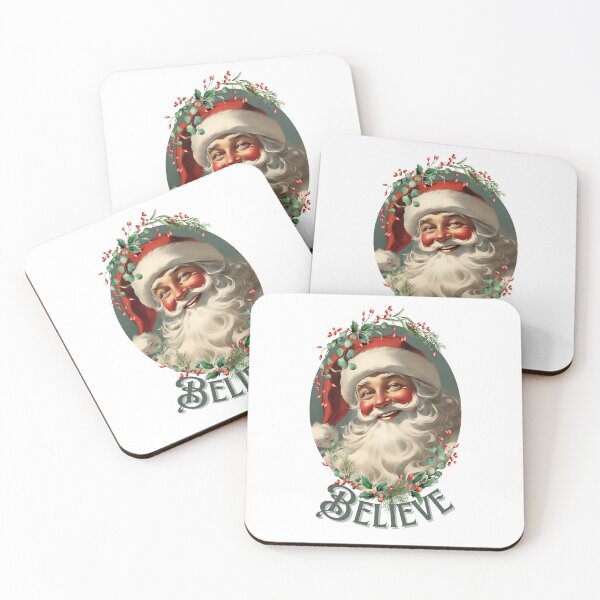 Item preview, Santa Claus Portrait "Believe" designed and sold by MudcreekDesign.