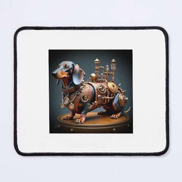Item preview, Steampunk Mini Dachshund  designed and sold by TelaGreenberg.