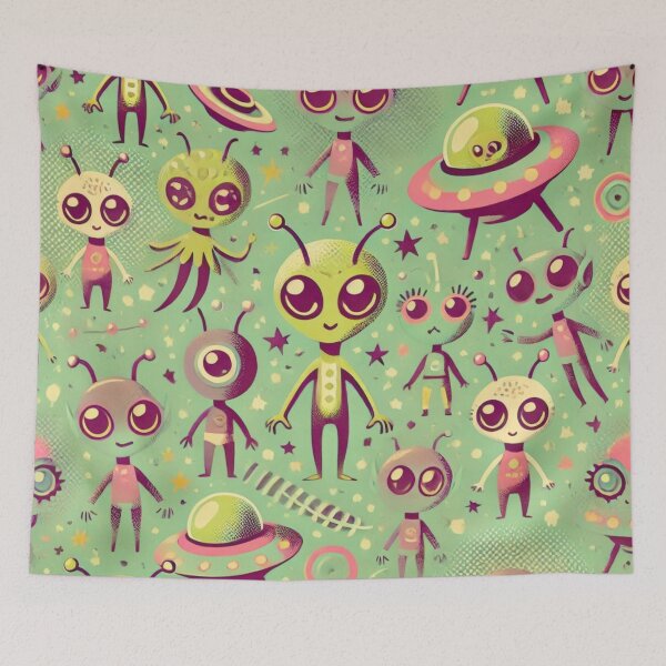 Item preview, space pattern designed and sold by TEEJAMBOREE.