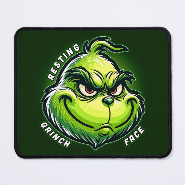 Item preview, Resting Grinch Face designed and sold by Nomadic Spirit Studios.