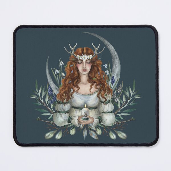 Item preview, Goddess Brigid Imbolc Pagan Spring Celebration - AlaskaMagick designed and sold by Alaska Magick.