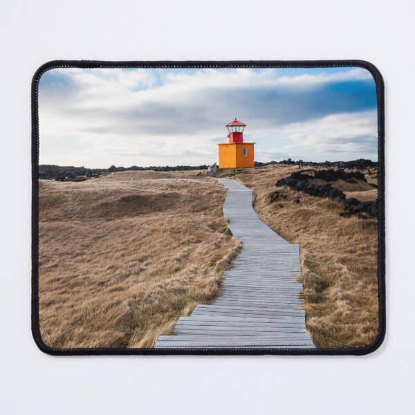 Item preview, Tiny orange lighthouse of Öndverðarnes, Iceland designed and sold by Pascal-F.