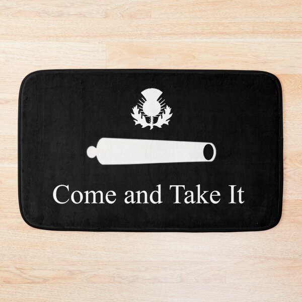 Item preview, Black Scottish Thistle CATI Cannon Flag designed and sold by JonathanR1994.