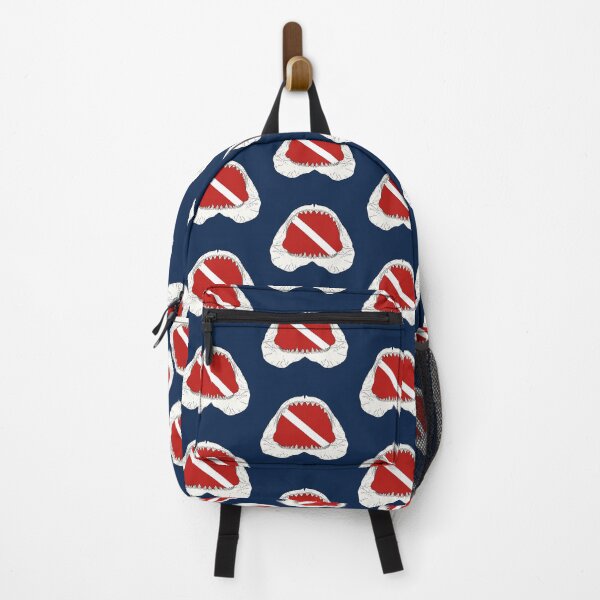 Item preview, SCUBA DIVE FLAG GREAT WHITE JAWS designed and sold by BEATRIZ ABAITUA.