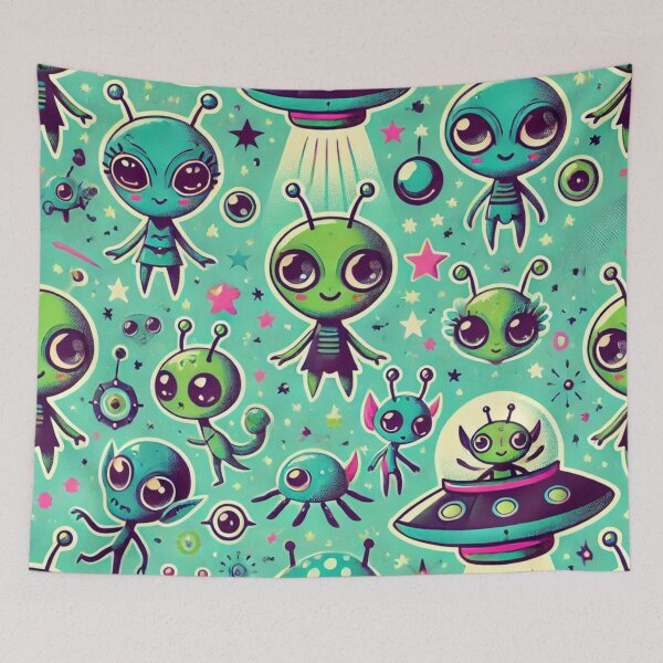 Item preview, space pattern designed and sold by TEEJAMBOREE.