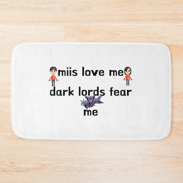 Item preview, Miis love me dark lords fear me simple  designed and sold by E-Shu.
