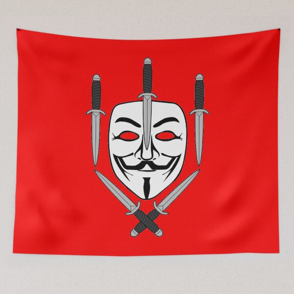 Item preview, Guy Fawkes Jolly Roger (Red) designed and sold by MurpheusTech.