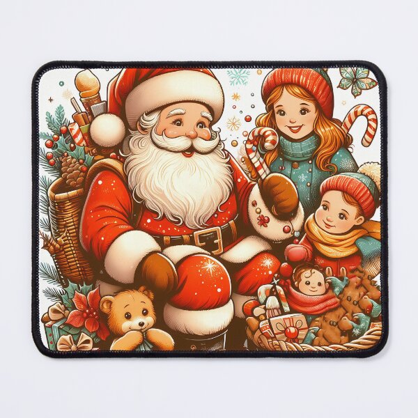 Artikelvorschau, Wunderschöne, von Retro/Nostalgie inspirierte Weihnachtsstimmung für Kinder entworfen und verkauft von Scandinavian-Ai.