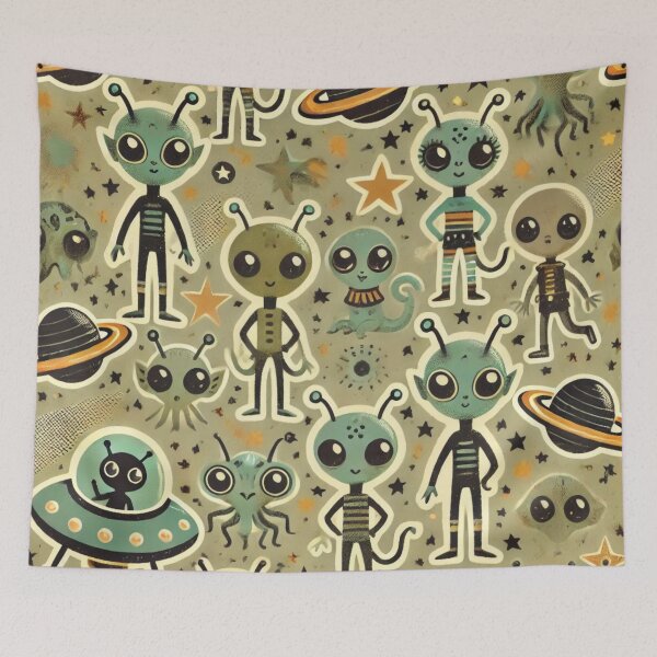 Item preview, space pattern designed and sold by TEEJAMBOREE.