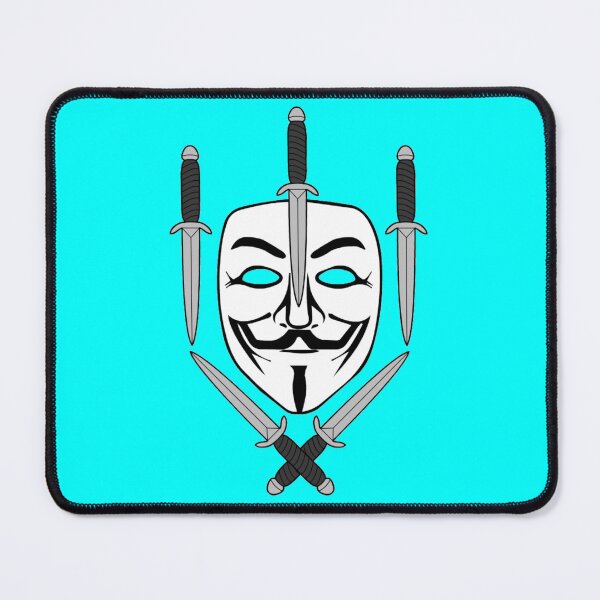 Item preview, Guy Fawkes Jolly Roger (Cyan) designed and sold by MurpheusTech.