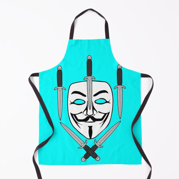 Item preview, Guy Fawkes Jolly Roger (Cyan) designed and sold by MurpheusTech.