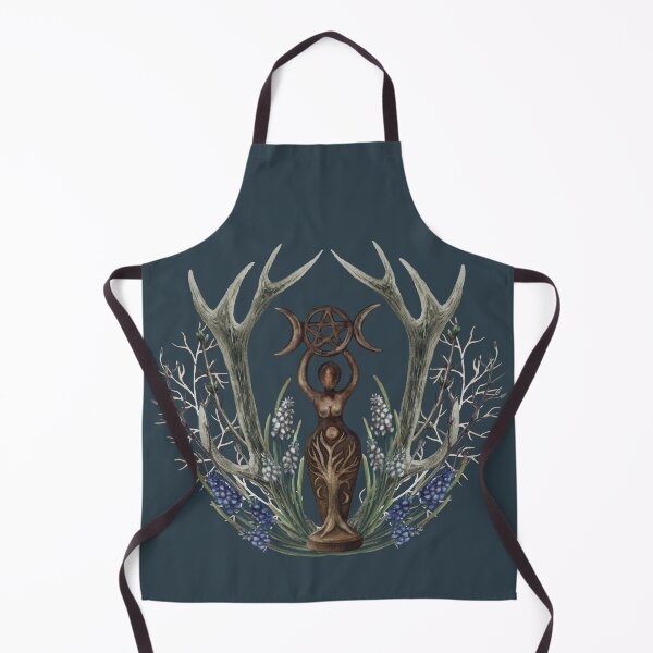 Item preview, Great Mother Spiral Goddess Triple Moon Imbolc Pagan Spring Celebration designed and sold by Alaska Magick.