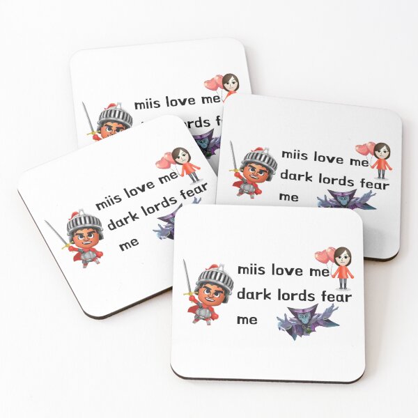 Item preview, Copy of Miis love me dark lords fear me designed and sold by E-Shu.