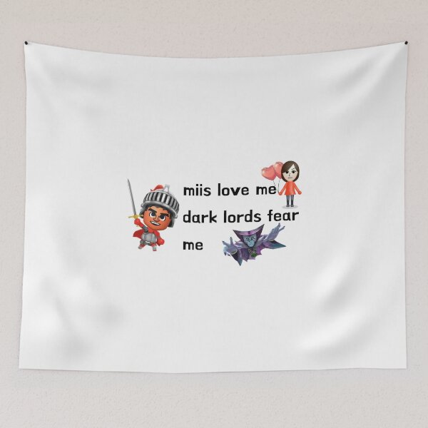 Item preview, Copy of Miis love me dark lords fear me designed and sold by E-Shu.