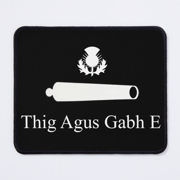 Item preview, Black Scottish Thistle CATI Cannon Flag (cluaran dubh Albannach ‘thig agus gabh e’ bratach canan) designed and sold by JonathanR1994.