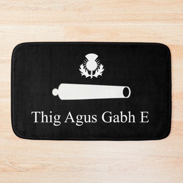 Item preview, Black Scottish Thistle CATI Cannon Flag (cluaran dubh Albannach ‘thig agus gabh e’ bratach canan) designed and sold by JonathanR1994.