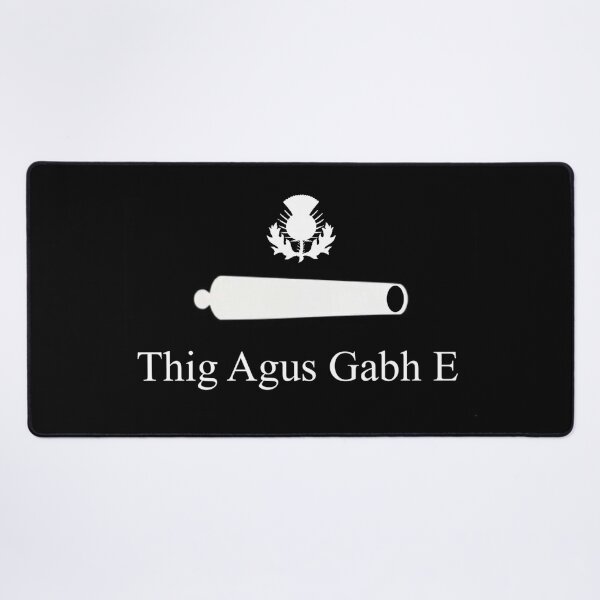 Item preview, Black Scottish Thistle CATI Cannon Flag (cluaran dubh Albannach ‘thig agus gabh e’ bratach canan) designed and sold by JonathanR1994.