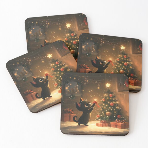 Item preview, Cat Trimming the Tree designed and sold by lostinpixels.