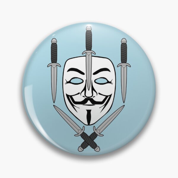 Item preview, Guy Fawkes Jolly Roger (Light Blue) designed and sold by MurpheusTech.