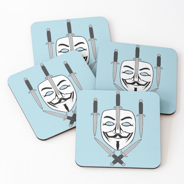 Item preview, Guy Fawkes Jolly Roger (Light Blue) designed and sold by MurpheusTech.