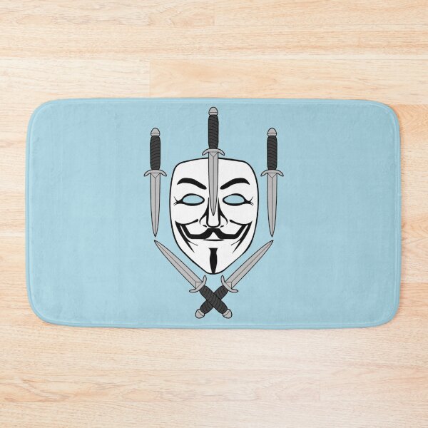 Item preview, Guy Fawkes Jolly Roger (Light Blue) designed and sold by MurpheusTech.