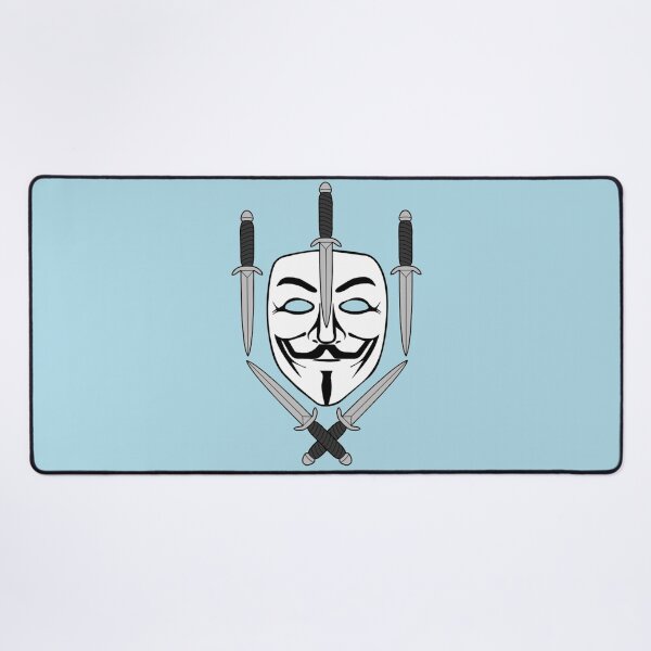 Item preview, Guy Fawkes Jolly Roger (Light Blue) designed and sold by MurpheusTech.