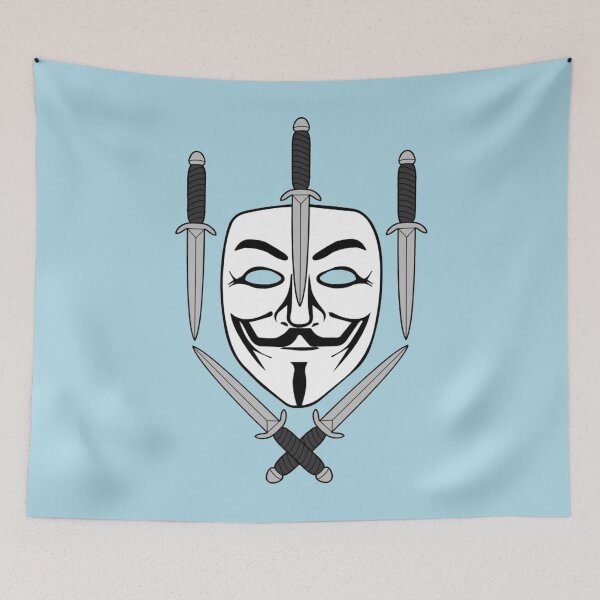 Item preview, Guy Fawkes Jolly Roger (Light Blue) designed and sold by MurpheusTech.