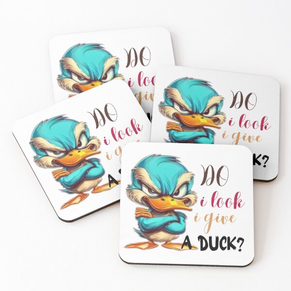 Item preview, Do I Look I Give A Duck ,Do I Look Like I Give a Duck Sticker designed and sold by podlook.