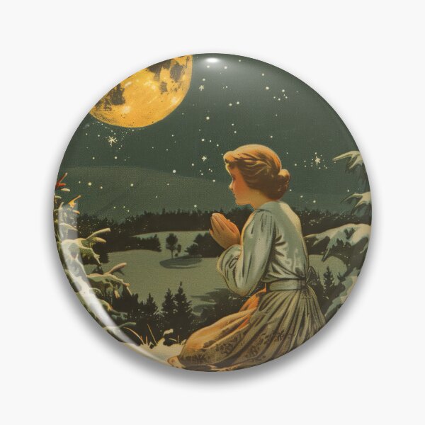 Item preview, Moonlit Prayer on Christmas Night designed and sold by lostinpixels.