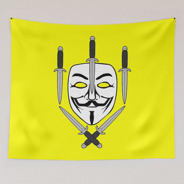 Item preview, Guy Fawkes Jolly Roger (Yellow) designed and sold by MurpheusTech.