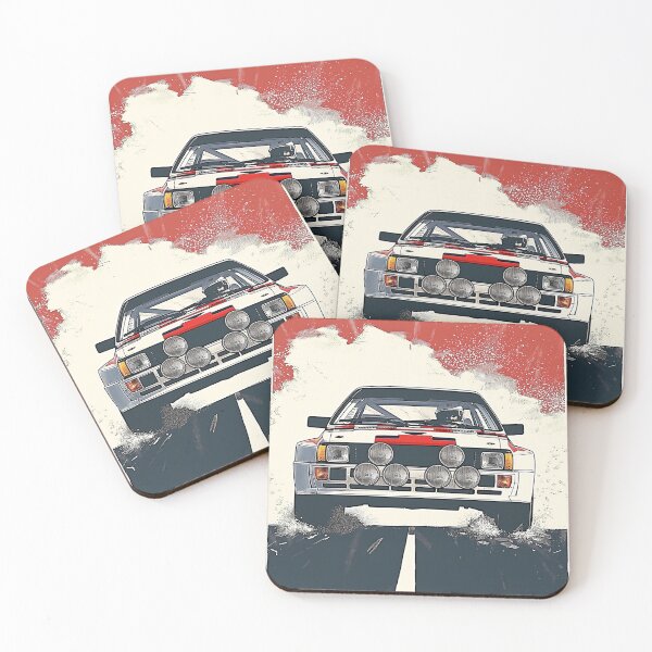 Item preview, Audi Quattro Rally Car from the 80s designed and sold by blackdogshop.