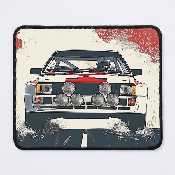 Item preview, Audi Quattro Rally Car from the 80s designed and sold by blackdogshop.