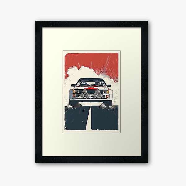 Item preview, Audi Quattro Rally Car from the 80s designed and sold by blackdogshop.
