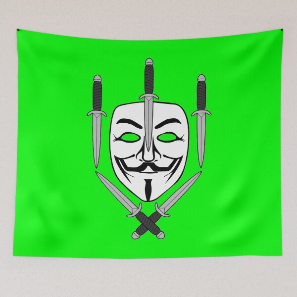 Item preview, Guy Fawkes Jolly Roger (Lime) designed and sold by MurpheusTech.