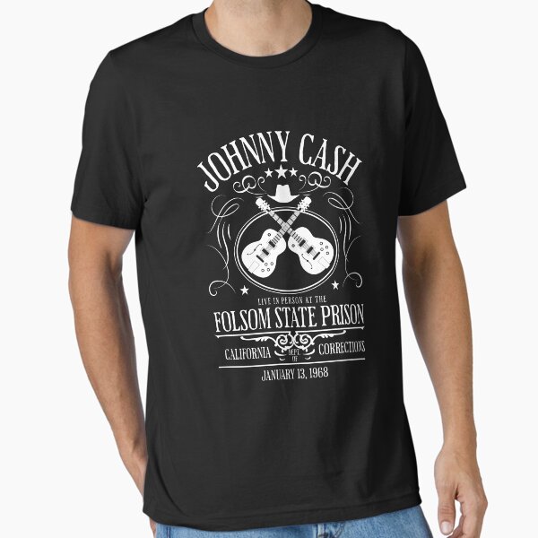 Johnny Cash live at Folsom State Prison - Jan. 13, 1968 Essential T-Shirt