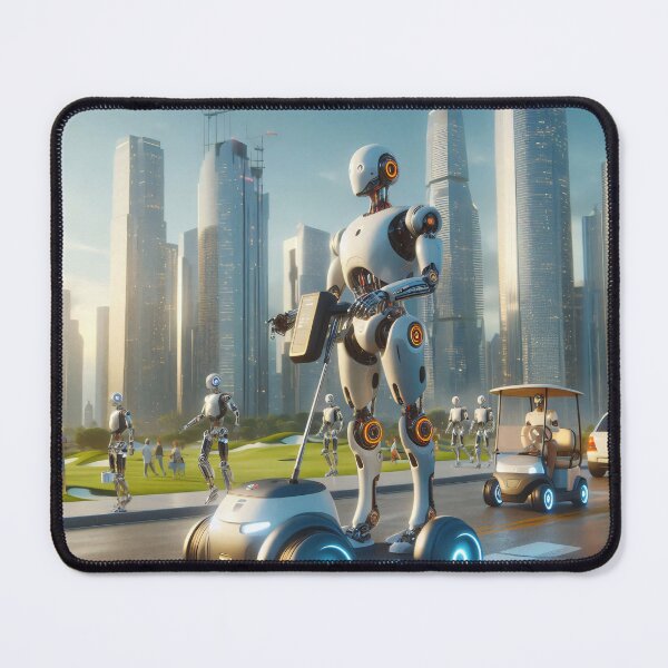 Item preview, Futuristic Cool Robot sci-fi City - perfect Christmas gift! designed and sold by Scandinavian-Ai.