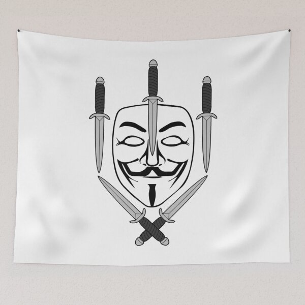 Item preview, Guy Fawkes Jolly Roger (White) designed and sold by MurpheusTech.
