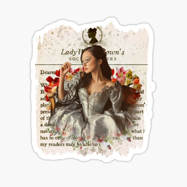 Item preview, Sophie Baek La Dame en argent La Dame de Whistledown Documents de société Netflix designed and sold by KamiTrendz.