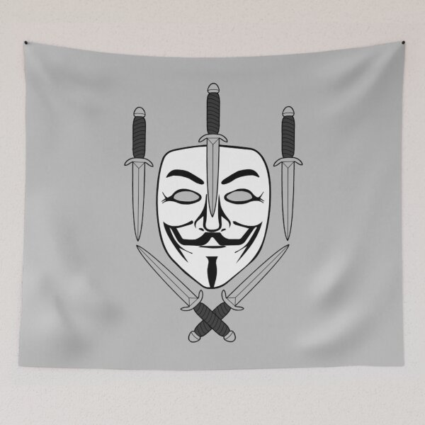 Item preview, Guy Fawkes Jolly Roger (Silver) designed and sold by MurpheusTech.