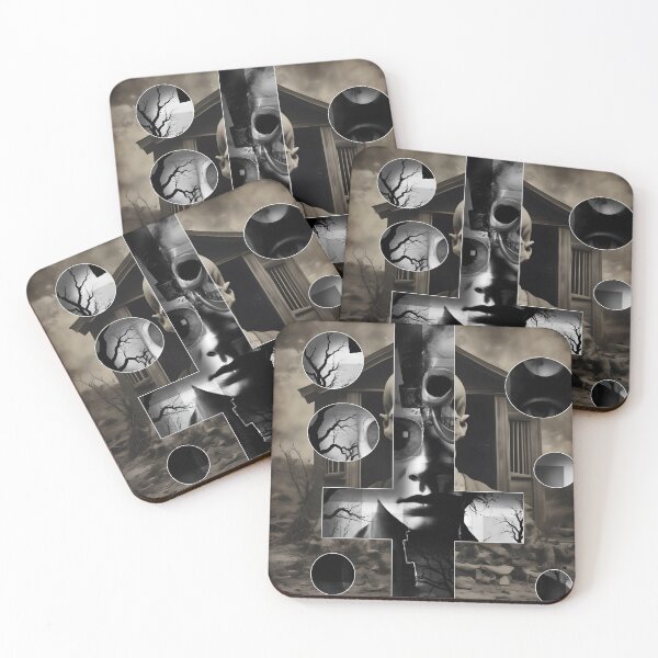 Item preview, Whispers - dark art collage 3D effect  designed and sold by Red Siri0 Art.