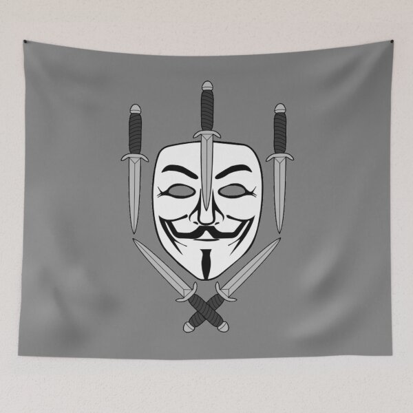Item preview, Guy Fawkes Jolly Roger (Grey) designed and sold by MurpheusTech.